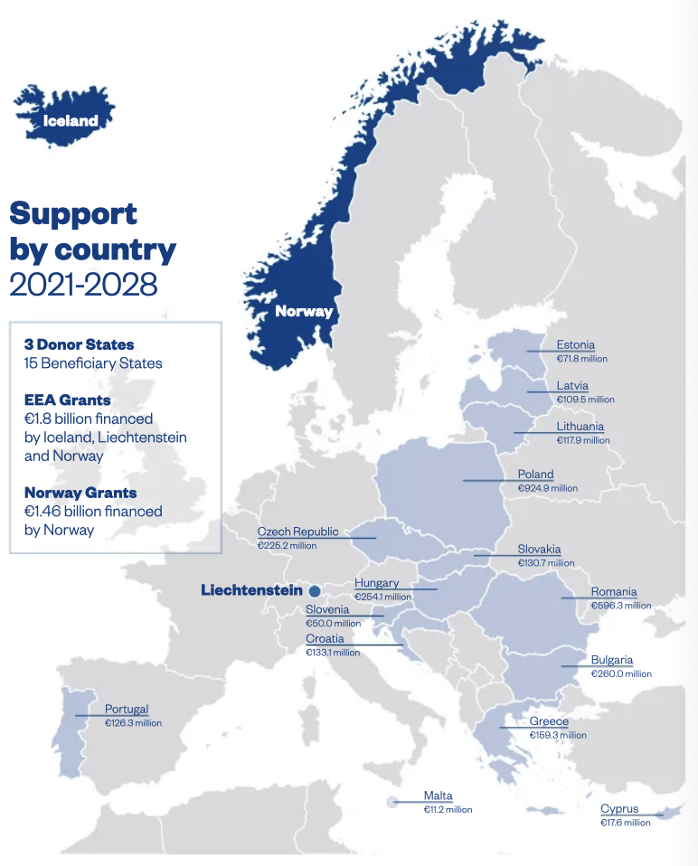 eeanorway map 2021-2028